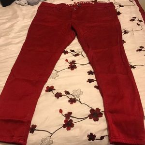 Red Skinny Jeans